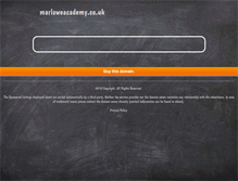 Tablet Screenshot of marloweacademy.co.uk